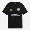 Lyle & Scott T-shirts Sunnies fc graphic t-shirt - jet black