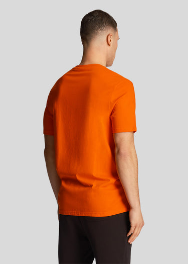 Lyle & Scott T-shirts Plain t-shirt - tangerine tango