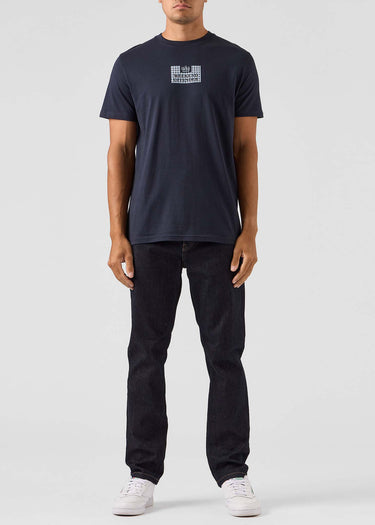 Weekend Offender T-shirts Dygas - navy blue house check