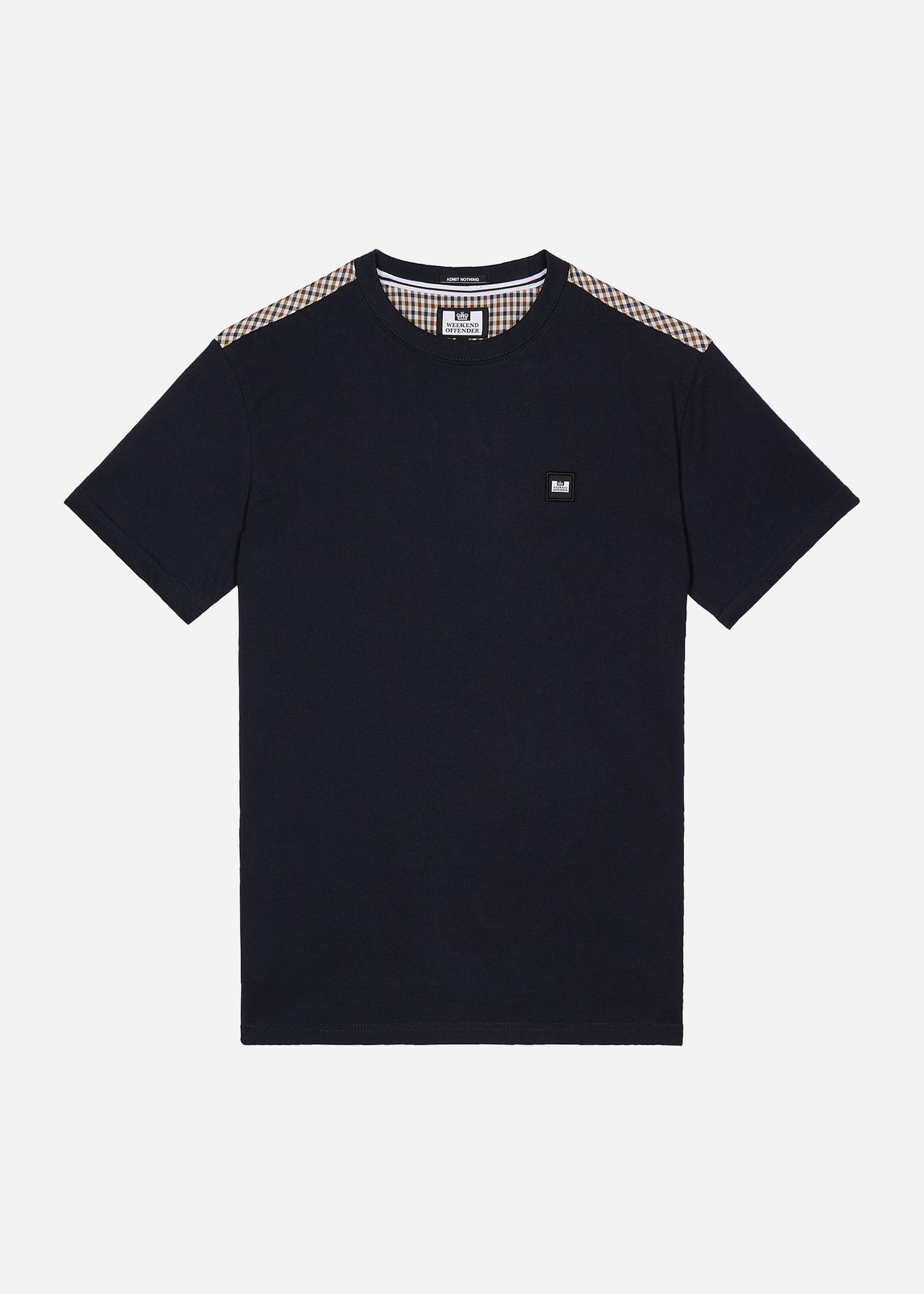 Weekend Offender T-shirts Diaz - navy blue house check