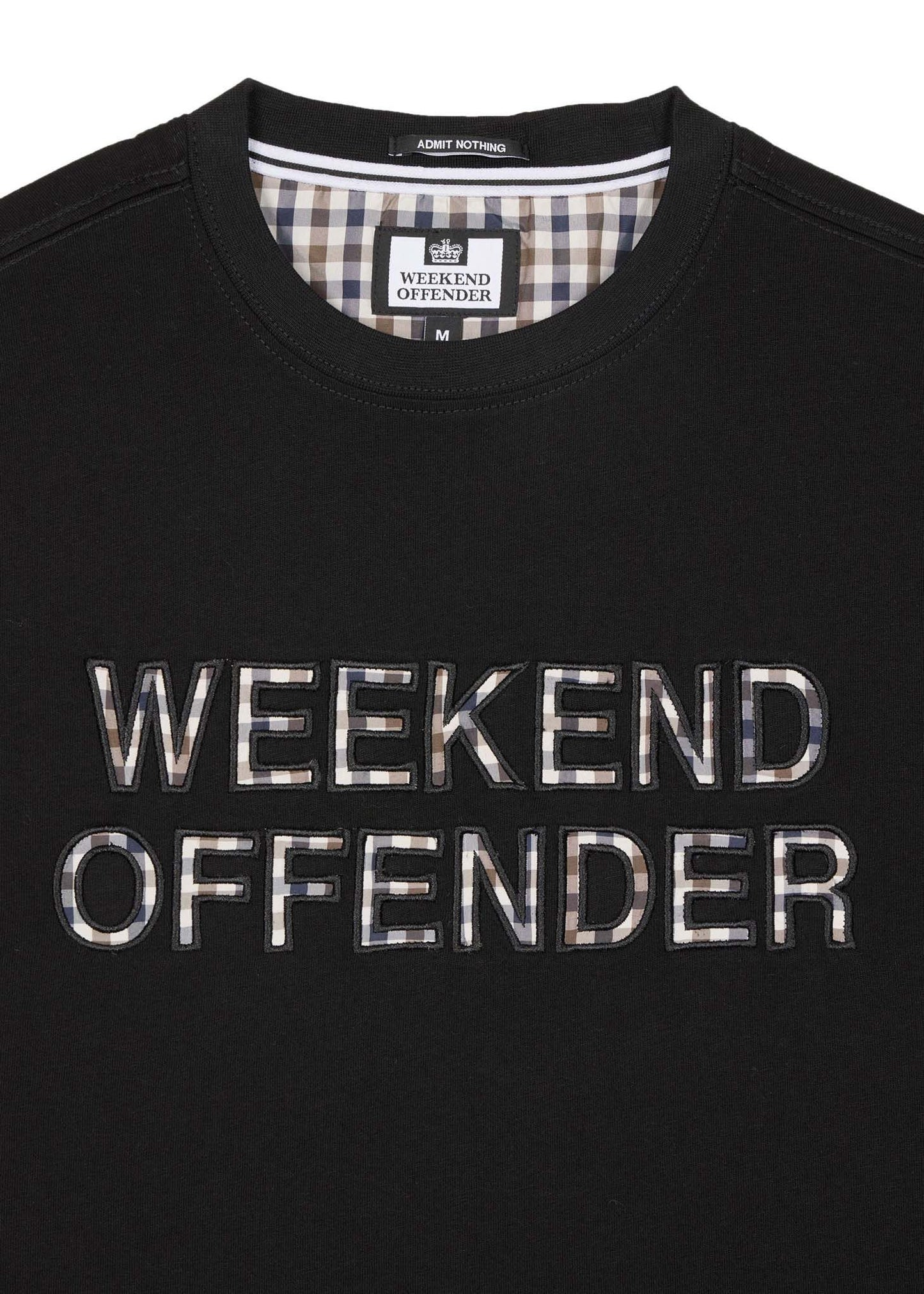 Weekend Offender T-shirts Tornaco - black mid house check