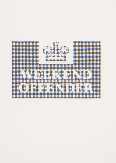 Weekend Offender T-shirts Dygas - winter white house check