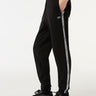 Lacoste Broeken Contrast stripe tracksuit trousers - black
