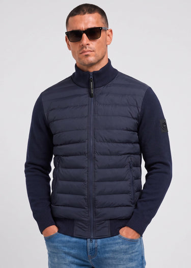 Aldgate hybrid knit - navy - 1
