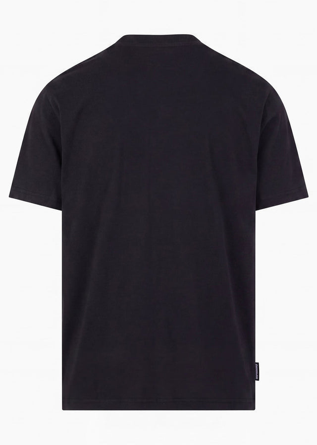 Aquascutum T-shirts Central logo t-shirt - black