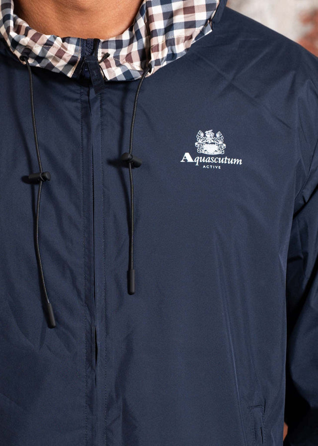 Aquascutum Jassen Hooded reversible sailor jacket - navy