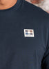 Aquascutum T-shirts Rubber patch t-shirt - navy
