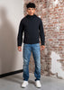 Aquascutum Jassen Hooded stretch windbreaker jacket - black