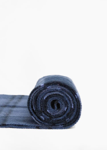 Barbour Sjaals Barbour mineral tartan wool cashmere scarf - midnight loch