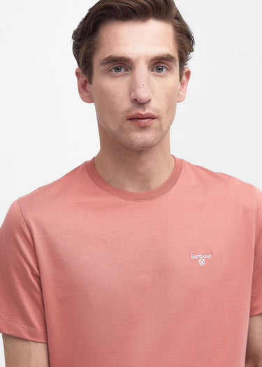 Barbour T-shirts Essential sports tee - pink clay