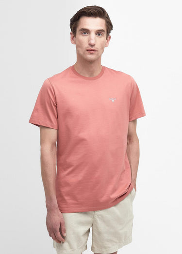 Barbour T-shirts Essential sports tee - pink clay