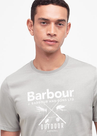 Barbour T-shirts Fly tee - forest fog