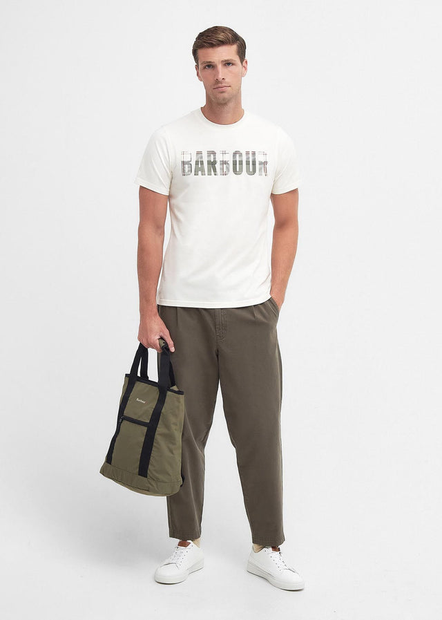 Barbour T-shirts Thurford tee - whisper white
