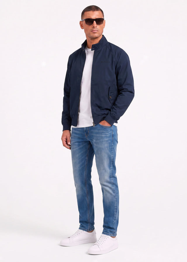 Ben Sherman Jassen Signature harrington - dark navy