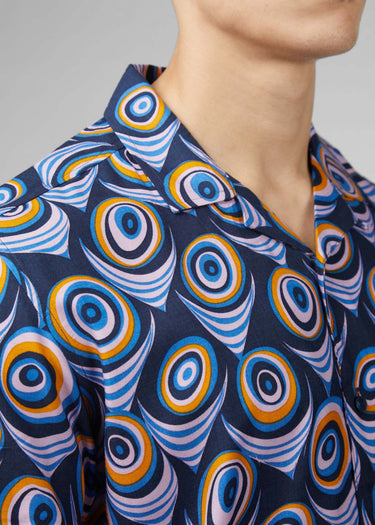Ben Sherman Overhemden Psychadelic print - violet