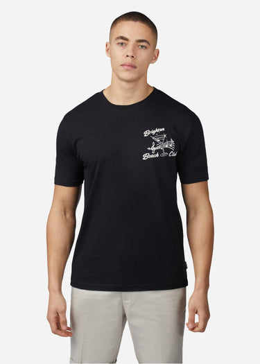 Ben Sherman T-shirts Brighton beach club tee- black