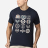 Ben Sherman T-shirts Scooter clubs tee - dark navy