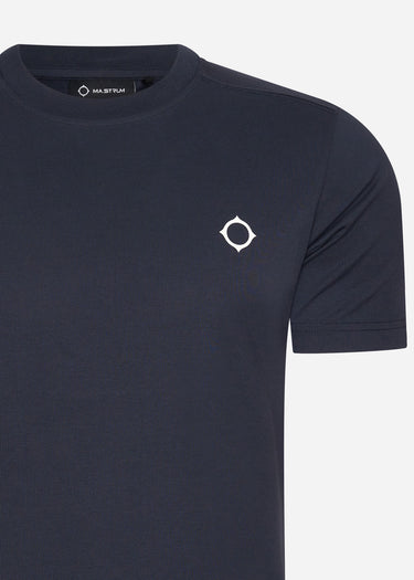 MA.Strum T-shirts  Oversized back logo print tee - ink navy