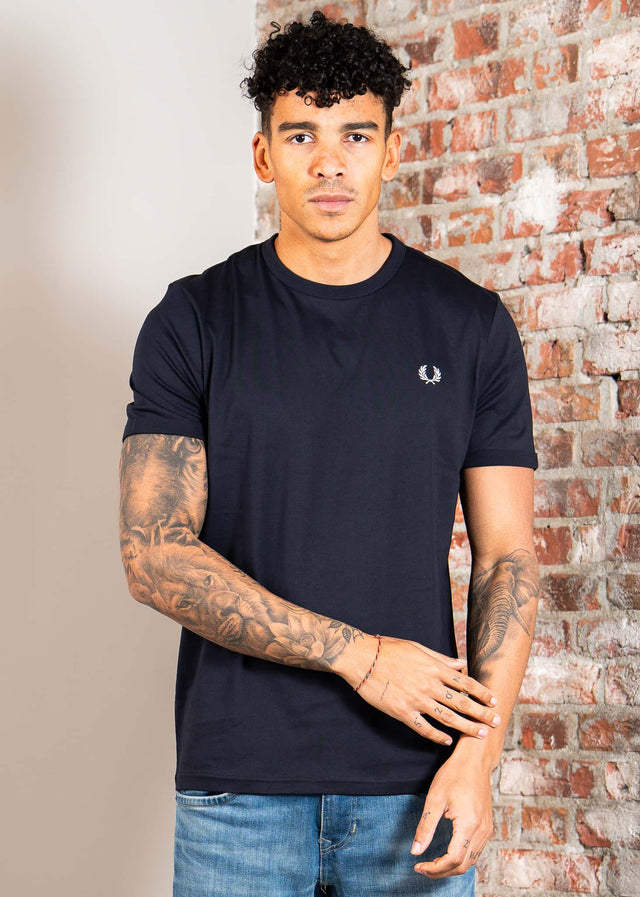 Fred Perry T-shirts Ringer t-shirt - navy