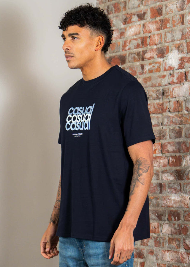 Weekend Offender T-shirts W.O.L. - navy