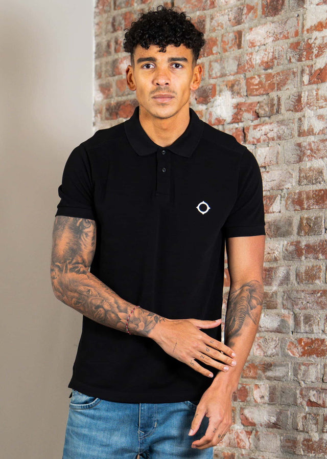 MA.Strum Polo's Mastrum pique polo - jet black