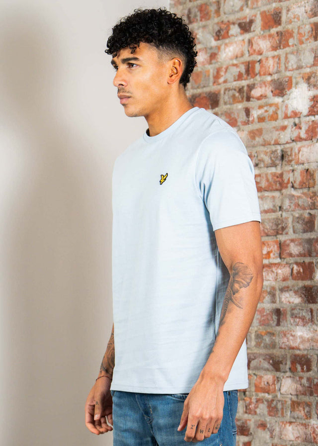 Lyle & Scott T-shirts Plain t-shirt - blue ice