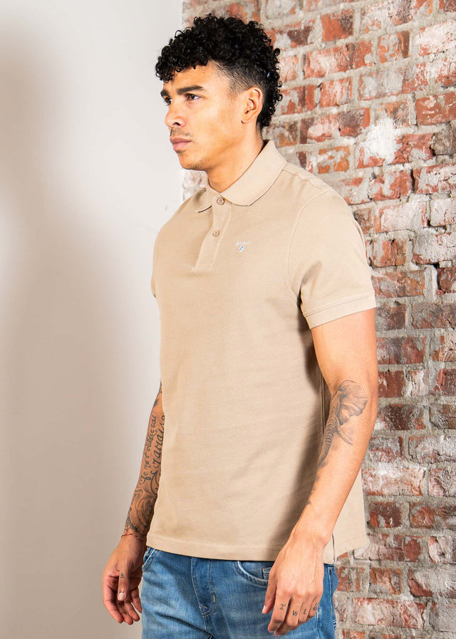 Barbour Polo's Barbour tartan pique polo shirt - washed stone dress