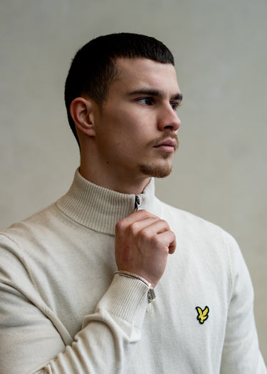 Lyle & Scott Truien Quarter zip jumper - cove