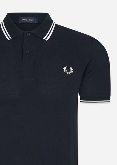 Fred Perry Polo's  Twin tipped Fred Perry shirt - navy white
