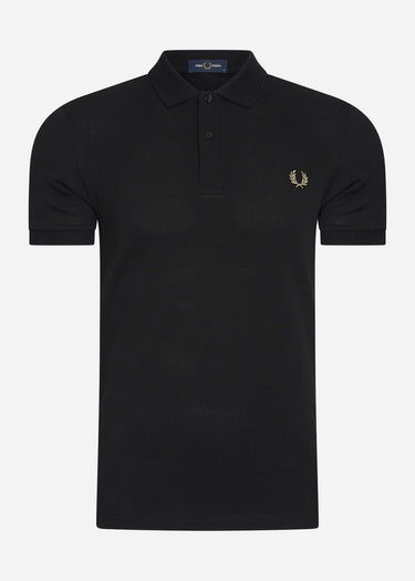 Fred Perry Polo's Plain fred perry shirt - black warm stone