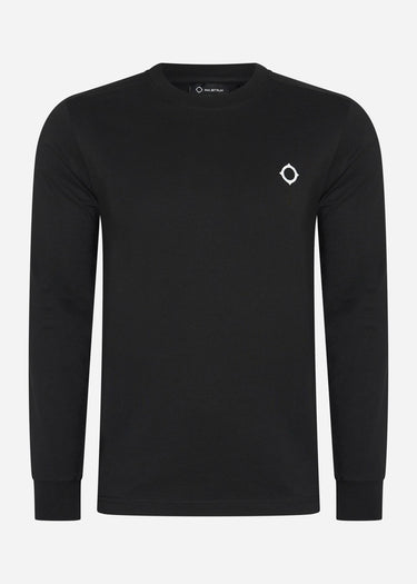 MA.Strum Longsleeve Tees Ls icon tee - black