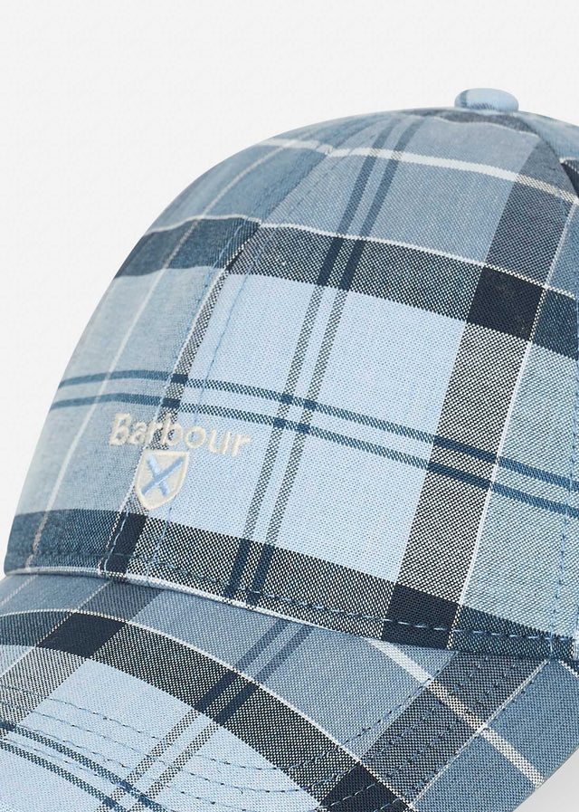 Barbour Petten Tartan sports cap - berwick blue