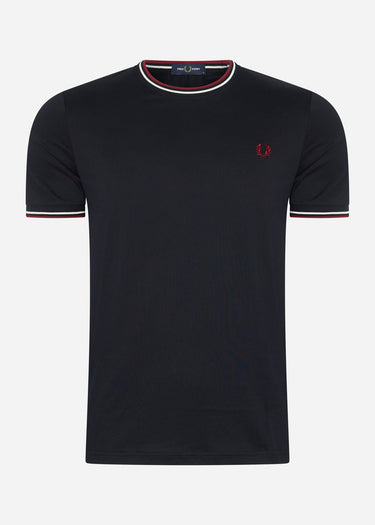 Fred Perry T-shirts Twin tipped t-shirt - navy snow white red