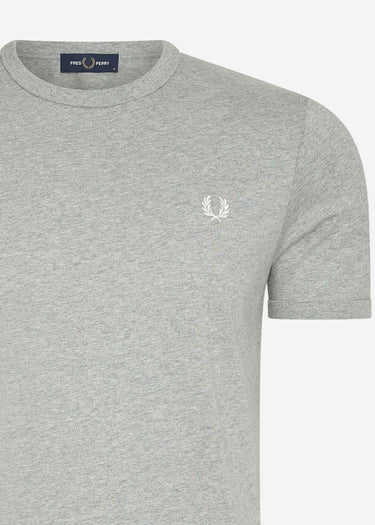 Fred Perry T-shirts Ringer t-shirt - steel marl