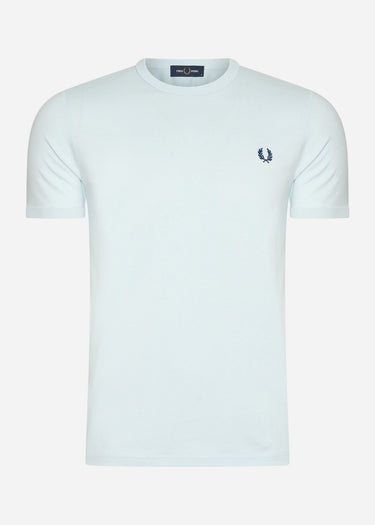Fred Perry T-shirts  Ringer t-shirt - light ice midnight blue