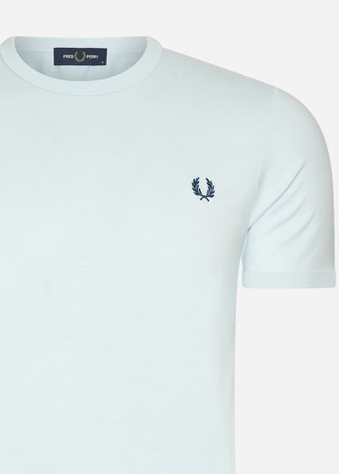 Fred Perry T-shirts  Ringer t-shirt - light ice midnight blue