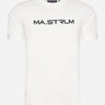 MA.Strum T-shirts Chest print tee - optic white