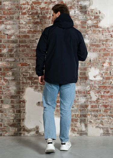 Lyle & Scott Jassen Zip through hooded jacket - dark navy