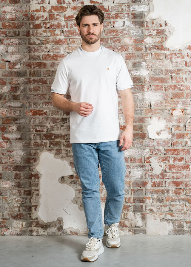 Farah T-shirts Northleigh tee - white
