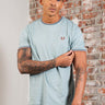 Fred Perry T-shirts Twin tipped t-shirt - Silver Blue Tennis Blue Cinnamon