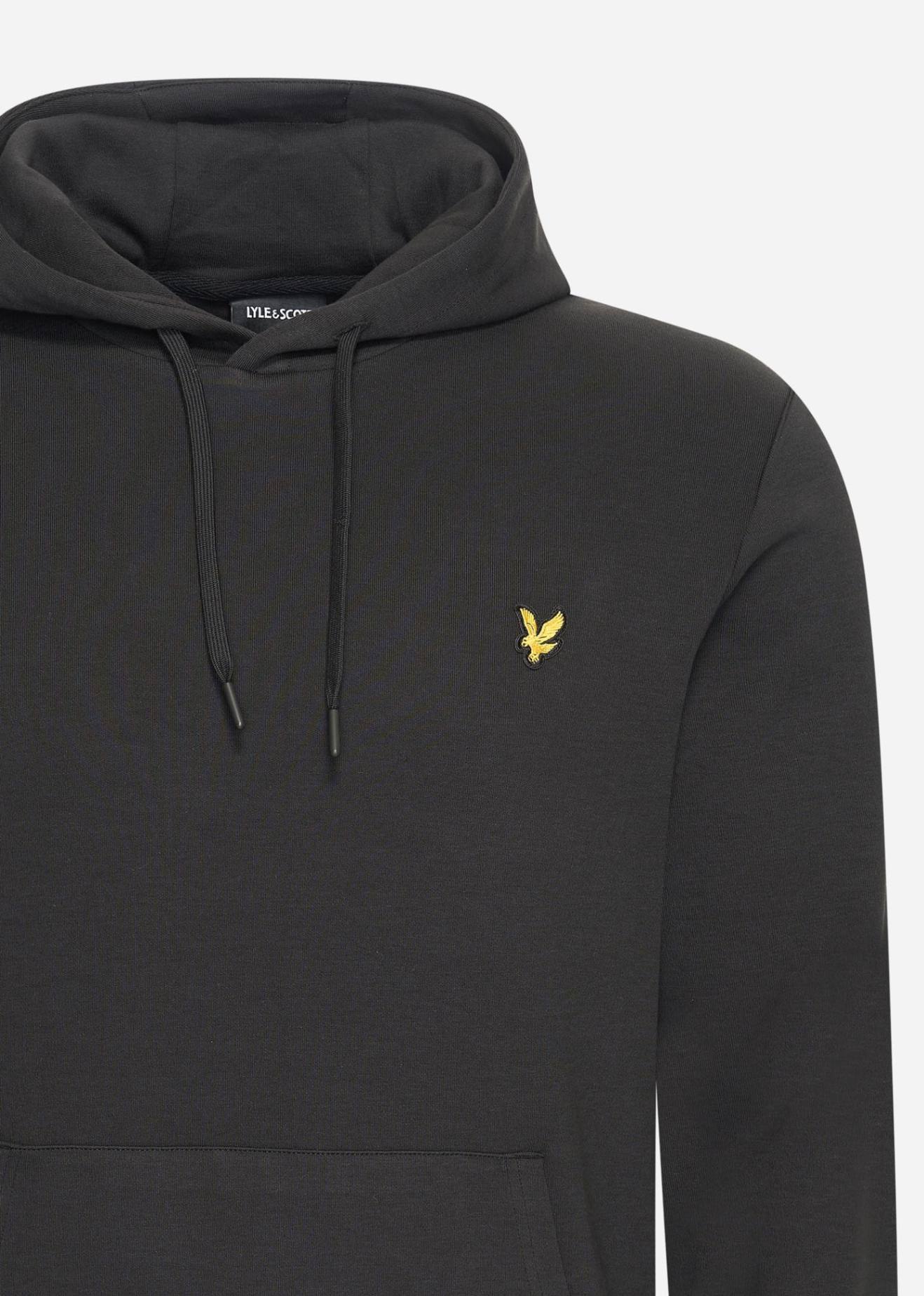 Lyle & Scott Hoodies Interlock hoodie - jet black