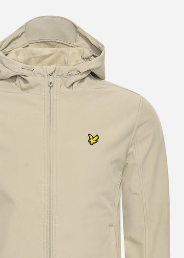 Lyle & Scott Jassen Fleece back softshell jacket - sage uniform