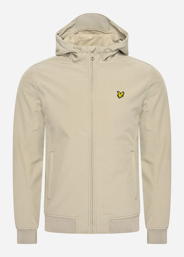 Lyle & Scott Jassen Fleece back softshell jacket - sage uniform