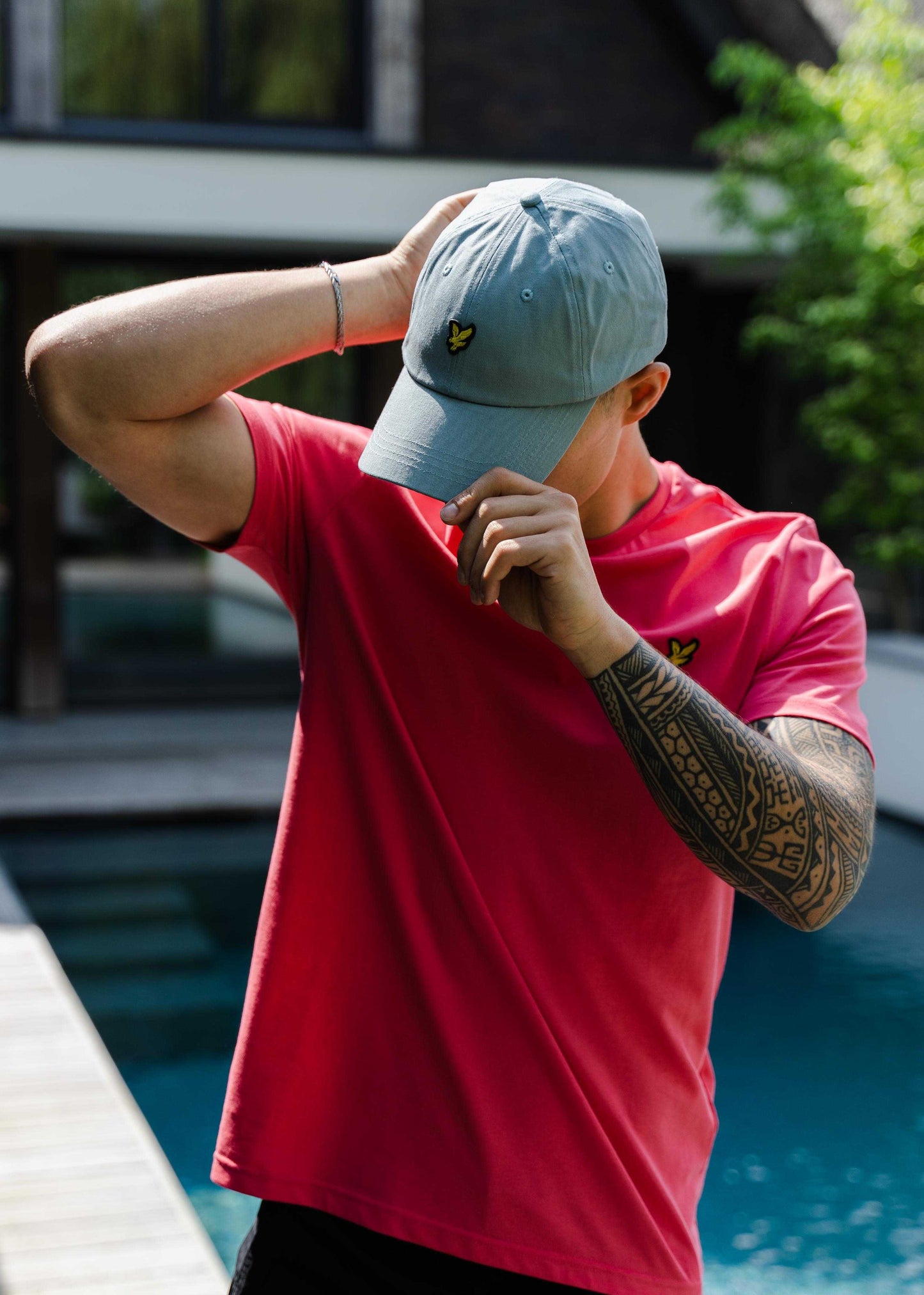 Lyle & Scott Petten Baseball cap - slate blue