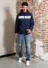 Sergio Tacchini Jassen Damarindo windbreaker jacket - maritime blue gardenia