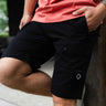 MA.Strum Korte Broeken Cargo short - black