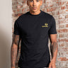 Sergio Tacchini T-shirts Felton tee - black gold