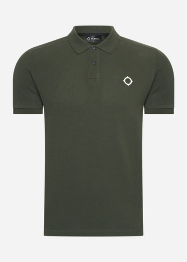 MA.Strum Polo's SS pique polo - oil slick