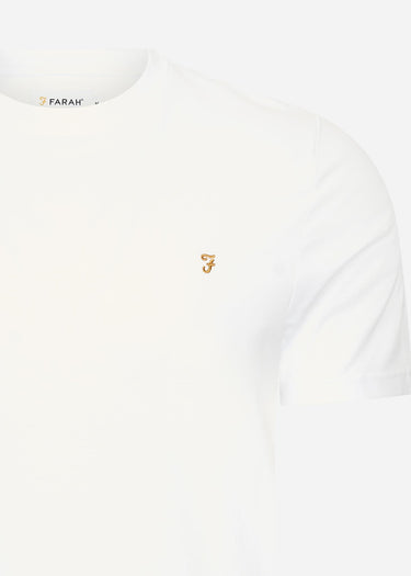 Farah T-shirts  Danny reg tee - white