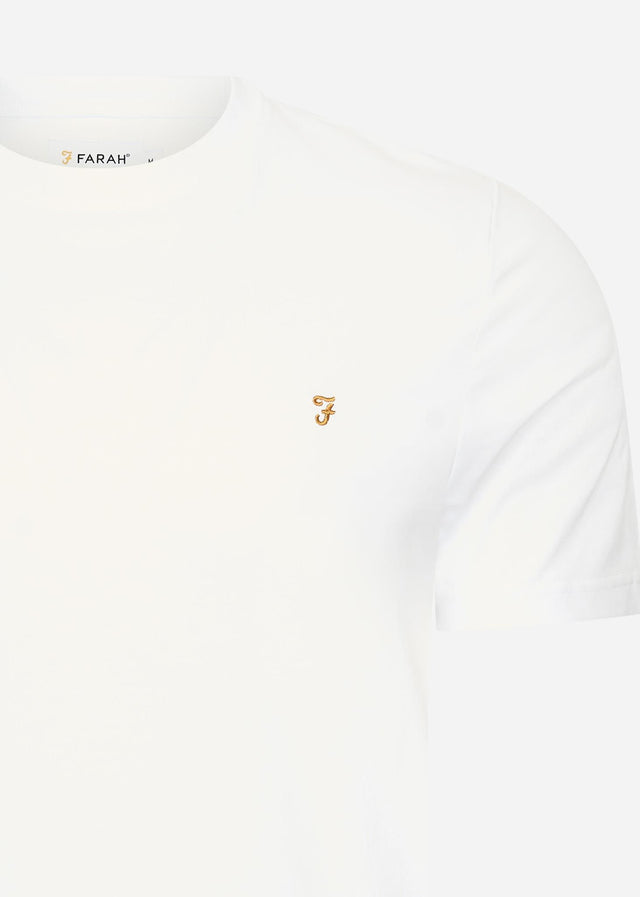 Farah T-shirts Danny reg tee - white